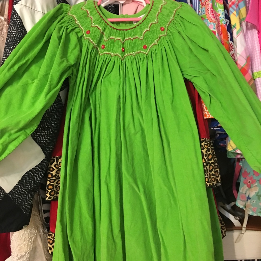 Christmas smock dress